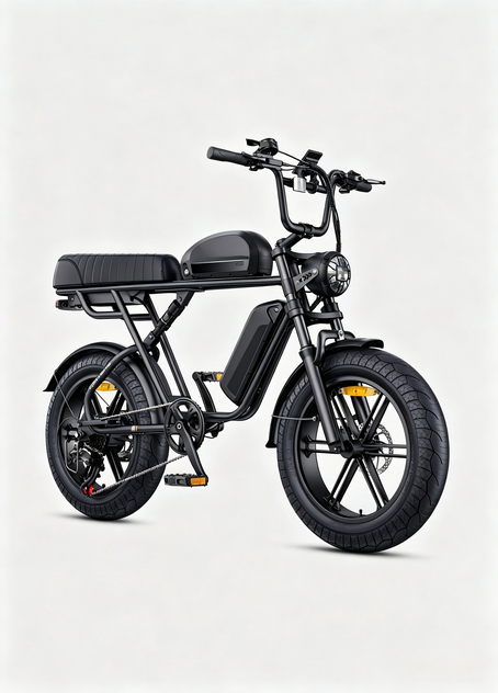 Rower elektryczny w stylu motocykla M1